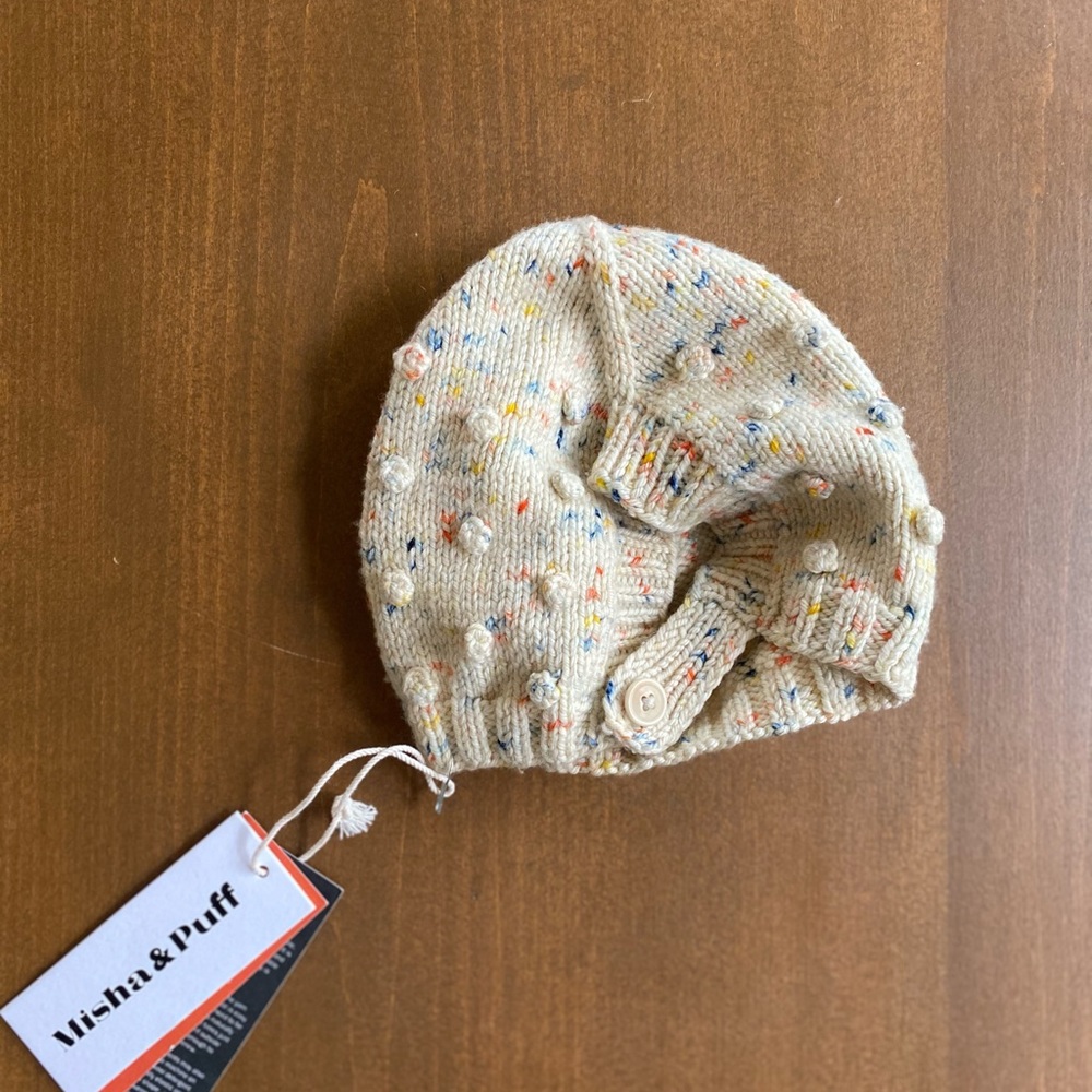 Misha & Puff popcorn bonnet